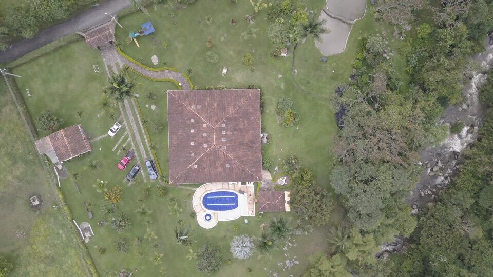 Aerial drone view ??? 9,600 m?? luxury estate in Colombia
